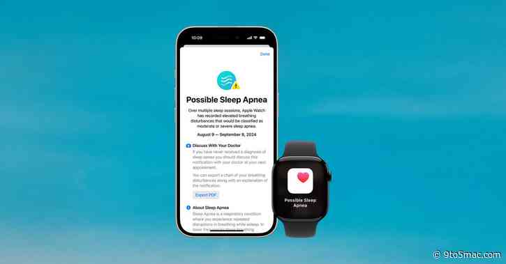 Apple Watch sleep apnea detection now available in Canada following approval