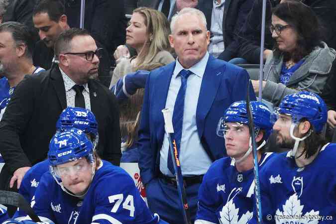 ‘Lazy hockey’: Blues down Leafs in Berube’s first game against St. Louis since firing