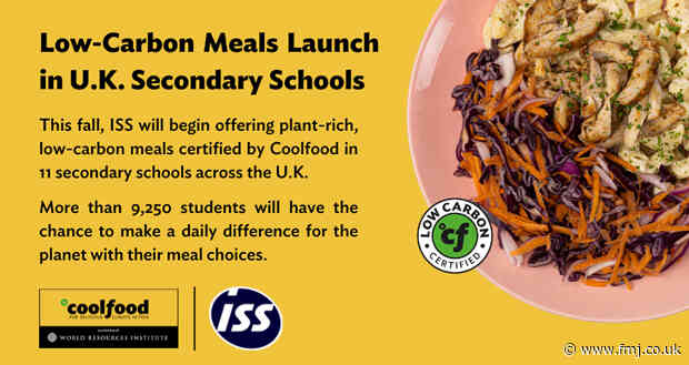 ISS launches low-carbon meals in UK secondary schools