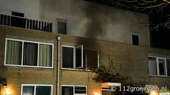 Forse rookontwikkeling bij woningbrand Maaskantlaan Groningen