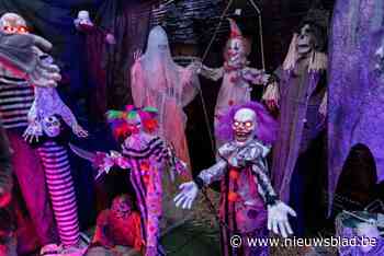 Bewoners camping Molenzijdse Heide maken Halloweenhuis : “We zijn begin september al met de opbouw gestart”