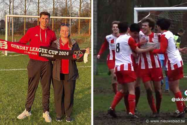 Kleine voetbalclub speelt dankzij populaire Tiktok-filmpjes van Kyle op verplaatsing in Londen: “Camerawerk voor Chelsea doen zou de max zijn”