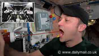 NASA astronaut reveals what happens when you squirt ketchup in low-gravity - as fans call his demonstration 'awesome and gross'