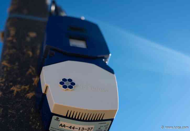 Kirtland Air Force Base installs sensors that are able to detect wildfires at 'first spark'