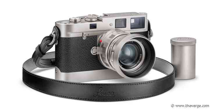 Leica’s new $23,000 film camera is platinum-plated and destined for collector shelves