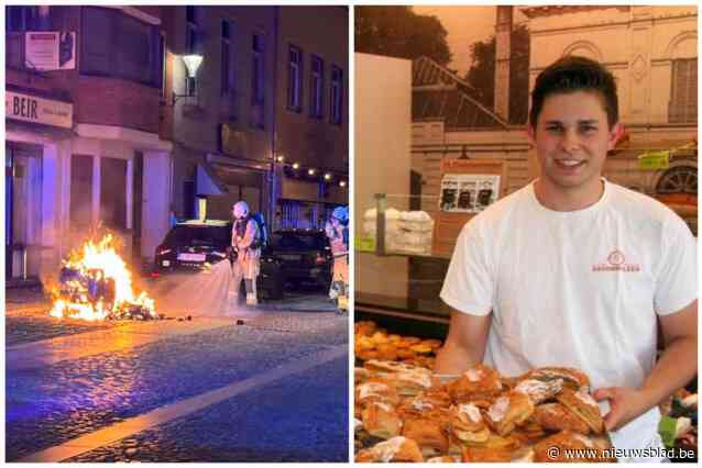 Beelden tonen hoe meisje (13) afvalcontainer in brand steekt: “Gelukkig trokken passanten de container weg, anders was de schade veel groter”