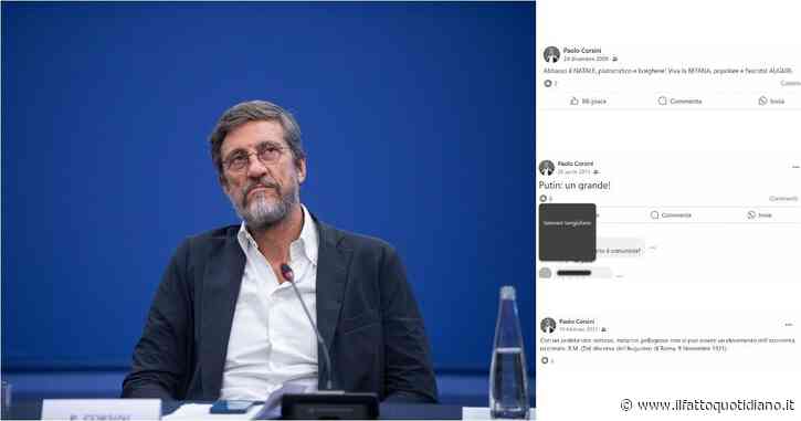 Saluti fascisti e frasi di Mussolini, Ruotolo (Pd) pubblica i vecchi post di Corsini: “Una vergogna che resti al suo posto in Rai”