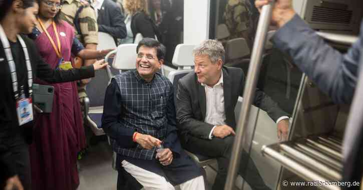 Habeck fährt U-Bahn in Neu-Delhi – mit hohem Aufwand