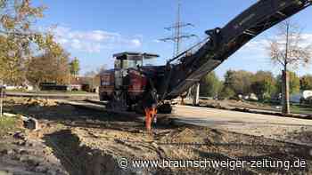 Kreisel-Baustelle in Gifhorn-Gamsen dreht Extra-Runde