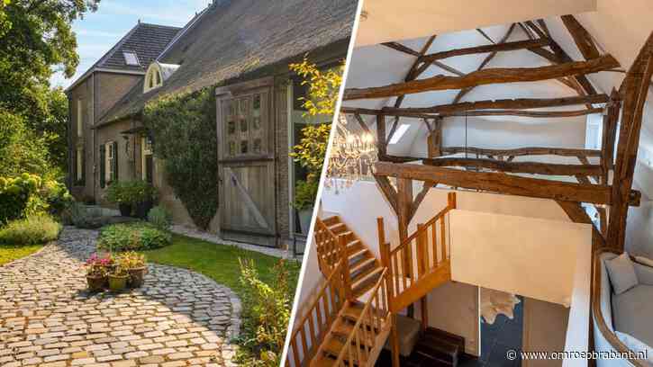 Deze statige woonboerderij heeft een wel heel bijzondere dakconstructie