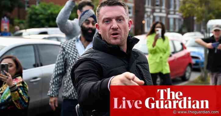 Tommy Robinson charged with phone offence under Terrorism Act – as it happened