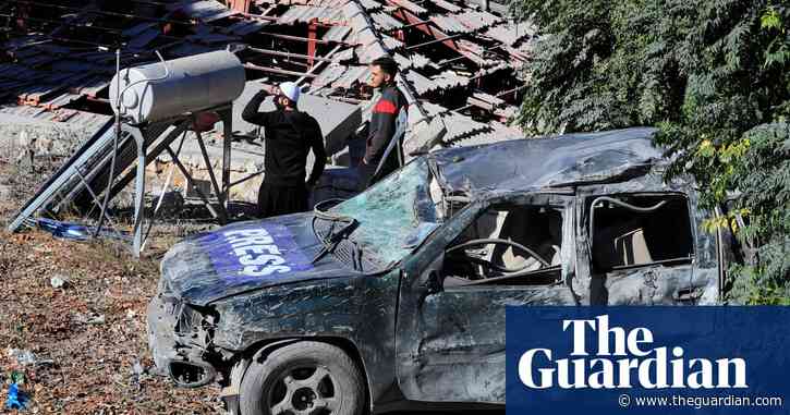 Three journalists killed by Israeli airstrike in southern Lebanon