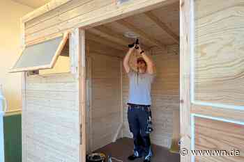Studierende leben ab Januar in Holzhütten aus dem Baumarkt