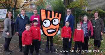 Kids celebrate walking, wheeling, cycling and scooting to school