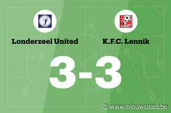 Londerzeel United sleept gelijkspel uit de brand in de thuiswedstrijd tegen KFC Lennik
