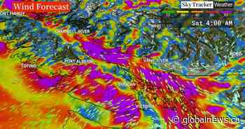 Wind warnings for B.C.’s South Coast as another storm moves in