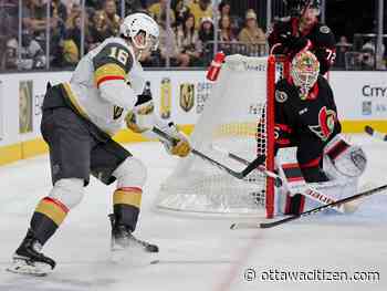 TAKEAWAYS: Ottawa Senators stumble late in tough loss to Vegas Golden Knights