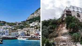 Einsturzrisiko nach Starkregen: Luxus-Unterkunft an der Klippe von italienischer Urlaubsinsel abgeriegelt
