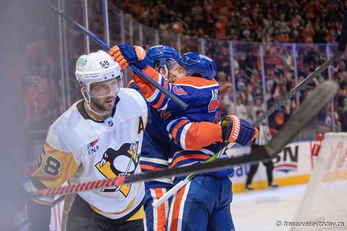 Arvidsson outshines superstars in Oilers’ 4-0 win over Penguins