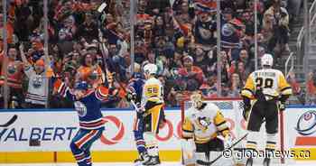 Arvidsson outshines superstars in Oilers’ 4-0 win over Penguins