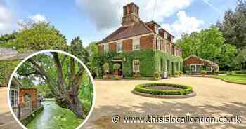 Inside the 16th century farmhouse still guarded by its own moat
