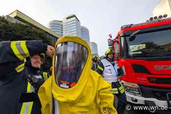 Strahlenunfall am Uniklinikum: Feuerwehren üben für den Ernstfall