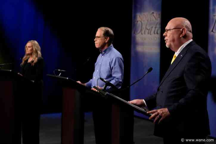 A down-ballot candidate from the right throws a wrench into the Indiana governor's race