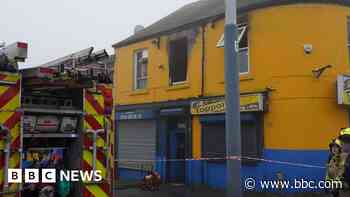 Firefighters rescue man from 'serious blaze'