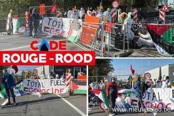 Activisten van Code Rood voeren actie in Antwerpse haven, politie moet ingrijpen op Boomsesteenweg