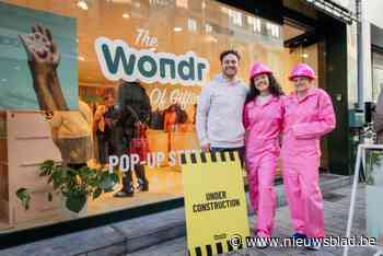 Pop-up van Wondr in Mechelse Bruul lokt meteen heel wat nieuwsgierigen: “Geheim zit in kwaliteit en duurzaamheid”