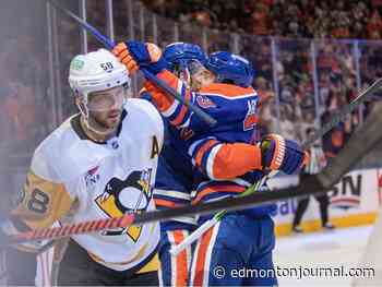 Edmonton Oilers' Viktor Arvidsson breaks out in 4-0 win over Pittsburgh Penguins