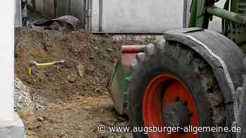 Gasleitung bei Bauarbeiten in Reutti abgerissen 