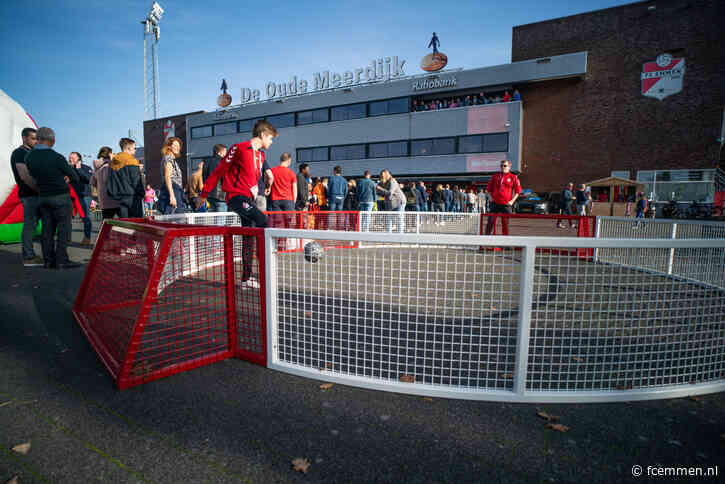 Schoon voorplein voor zondagmiddagspektakel