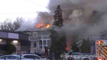 Saskatoon fire department investigating major house fire
