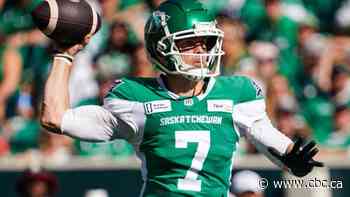 Roughriders hopeful door to 1st place in West Division will still be open when they face Stamps