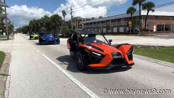 Drive around in style in a Slingshot in Cocoa Beach