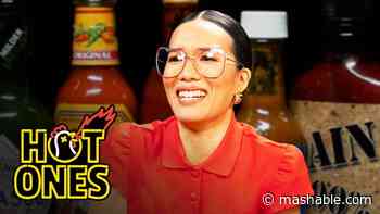 Ali Wong takes on 'Hot Ones' and feels the heat