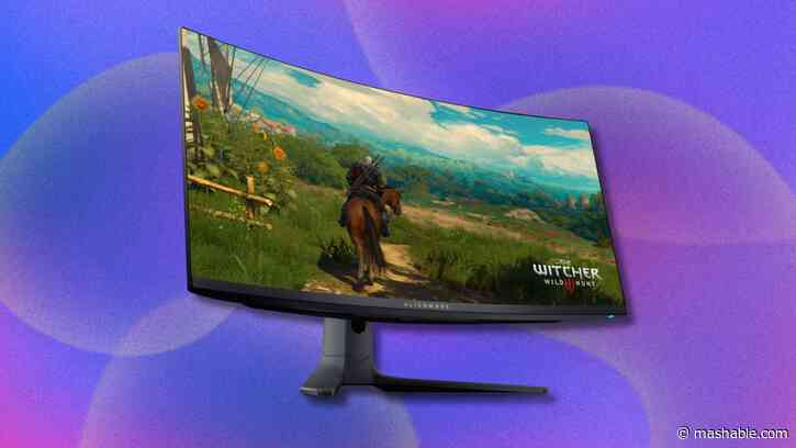 Supercharge your gaming setup with $220 off this curved 34-inch Alienware gaming monitor