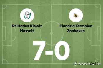 Hades B verslaat Termolen en blijft winnen