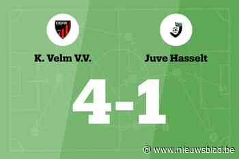 Ook Velm houdt Juve Hasselt van zege af