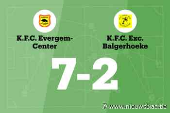 KFC Evergem Center overklast Excelsior Balgerhoeke