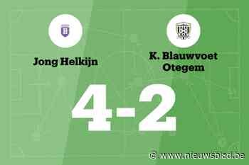 Jong Helkijn wint thuis van Blauwvoet Otegem, mede dankzij twee treffers Declercq