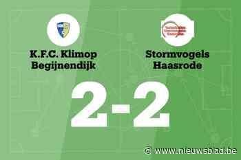 KO Begijnendijk sleept gelijkspel uit de brand in de thuiswedstrijd tegen KST Haasrode B