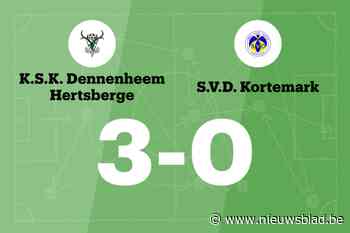 Sterke tweede helft genoeg voor SKD Hertsberge tegen SVD Kortemark