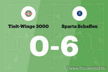 Sparta Schaffen overklast Tielt-Winge 3000