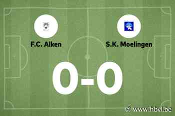 FC Alken beëindigt reeks nederlagen met gelijkspel tegen Moelingen