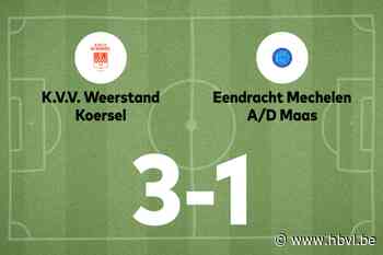 Koersel maakt tegen E. Mechelen a/d Maas einde aan slechte reeks