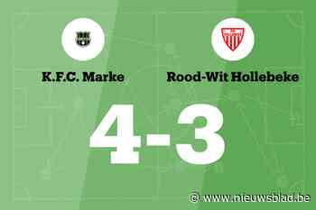 FC Marke B wint ook van RW Hollebeke