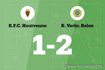 Balen zet ongeslagen reeks voort met 1-2 tegen Houtvenne