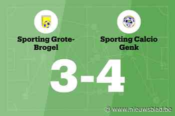 Sp. Calcio Genk wint sensationeel duel tegen Grote Brogel
